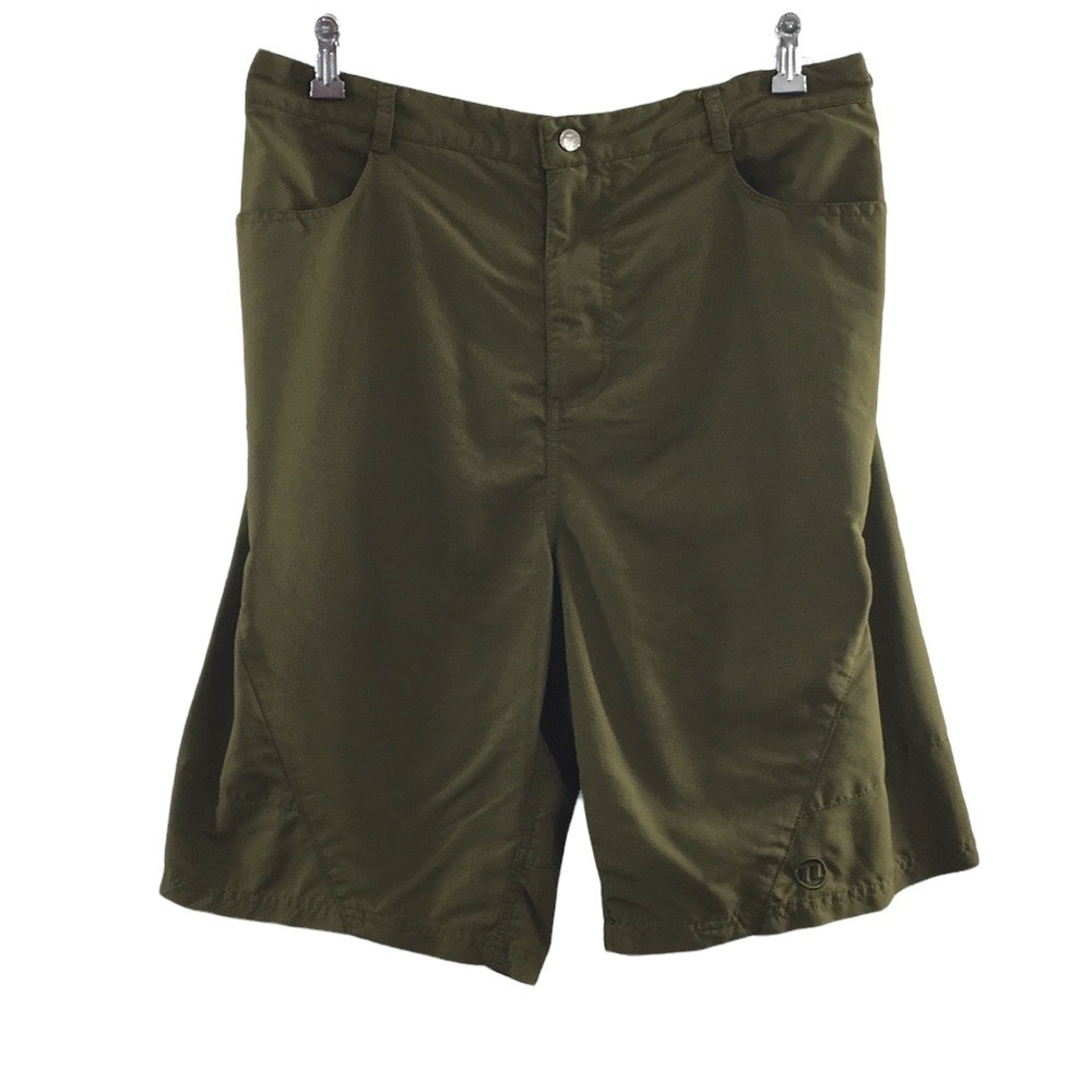 Novara Olive‎ Green Athletic Shorts Mens Large Bottoms Cycling Outdoors